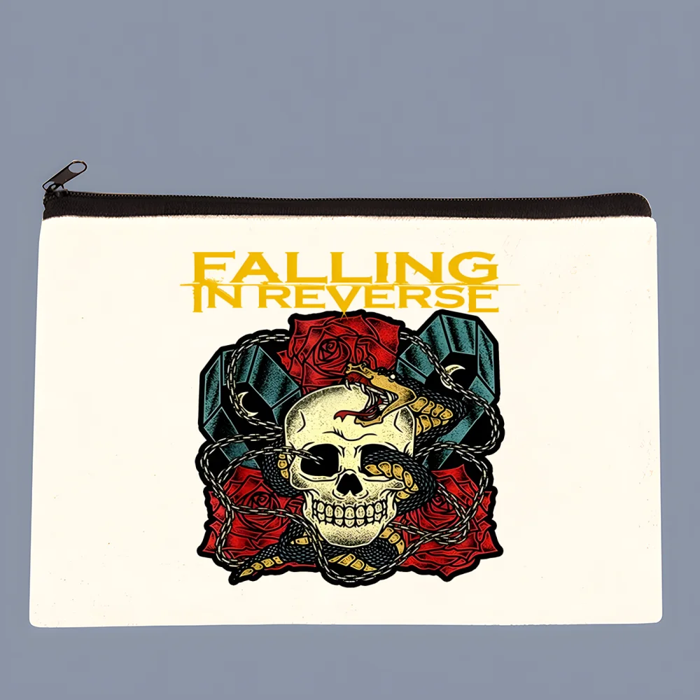 falling in reversve Canvas Coin Purse Clutch Printing Cloth Coin Purse Student Case Customization