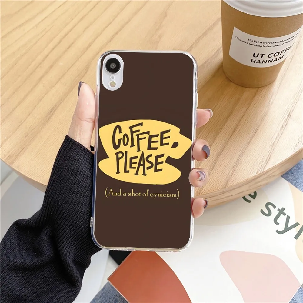 G-Gilmore Girls Phone Case For Iphone 15 11 13 14 Pro Max 7 8 Plus X Xr Xs Max Se2020 12mini Transparent Cover