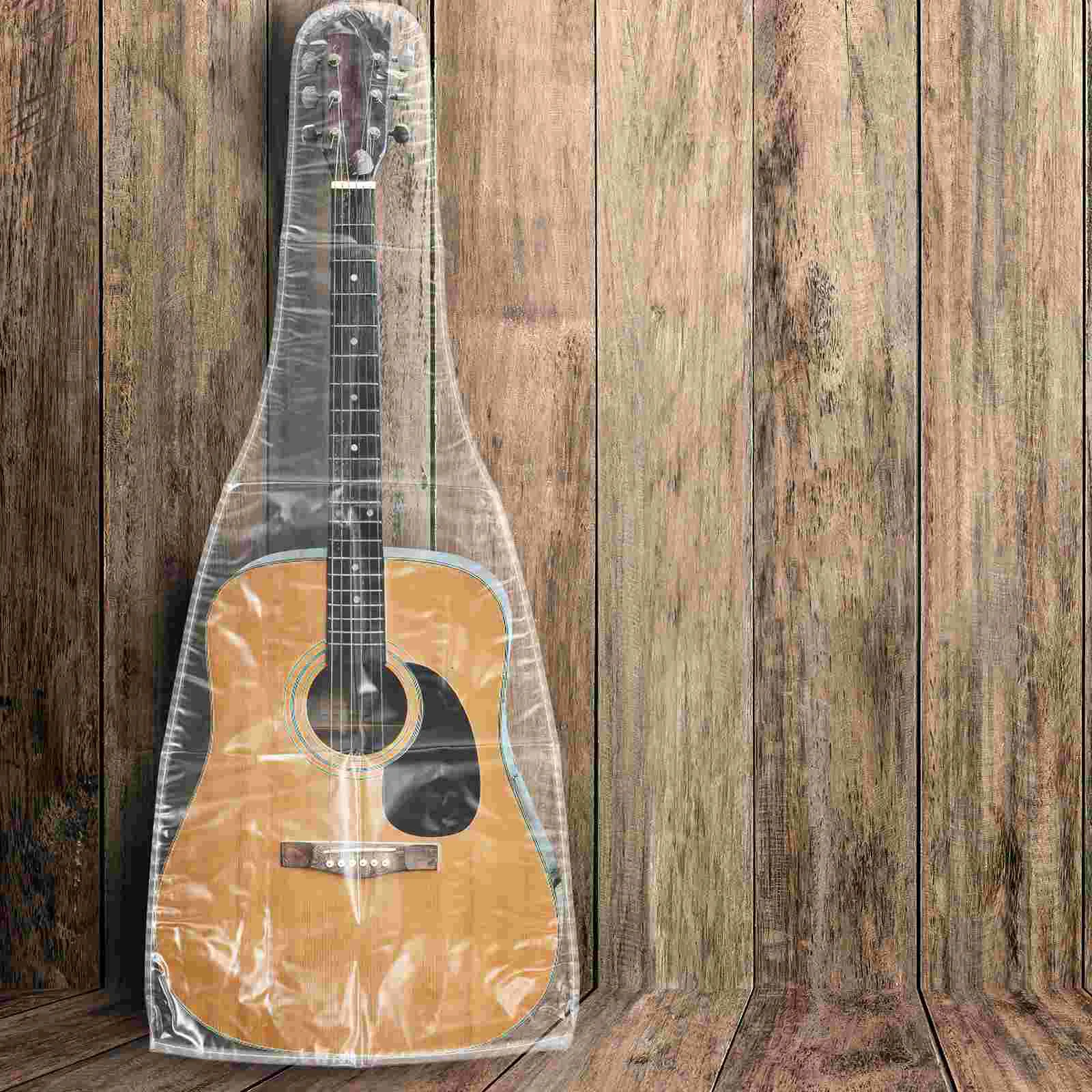 Guitar Cover Protector Bass Covers Protective for Accessory Folk Clear PVC Guitars