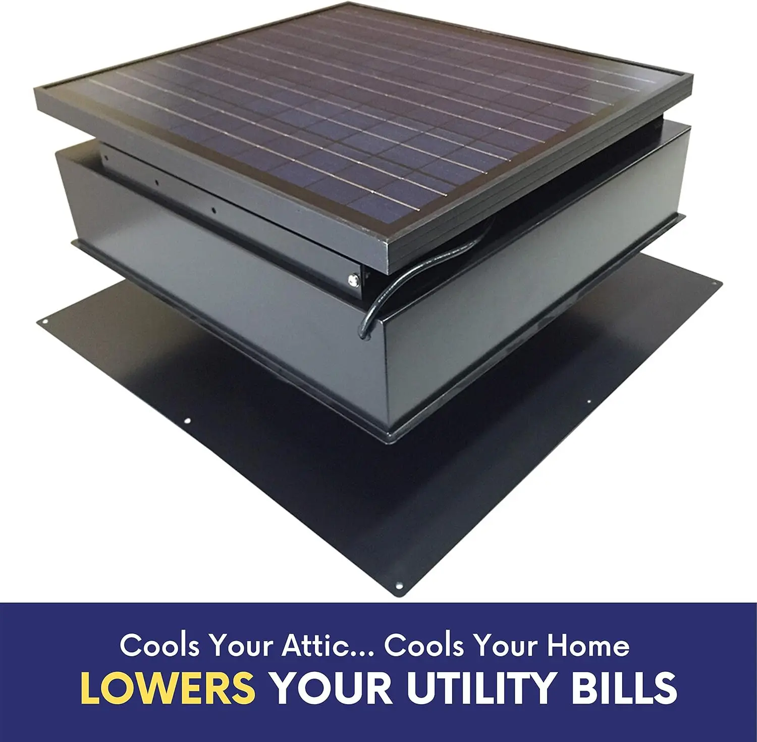 Solar 30 Watt/ 38V Roof Mount Solar Attic Fan