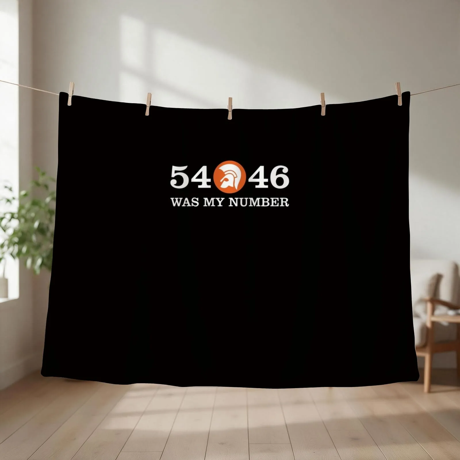 Best Seller - 54 -46 Was My Number Essential T-Shirt Throw Blanket couch cozy soft plush fuzzy picnic outdoor blanket
