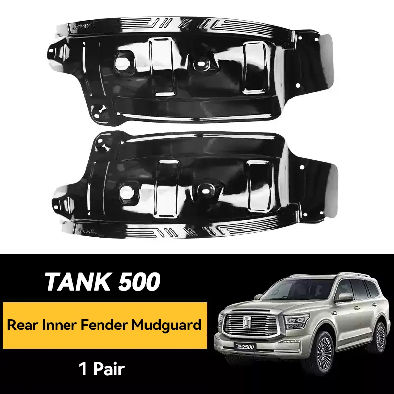 1Pair For GWM Tank 500 Mudguard High Quality ABS Rear Wheel Mud Flaps Splash Fender Inner Liner Mudguard 2026 Car Accessories
