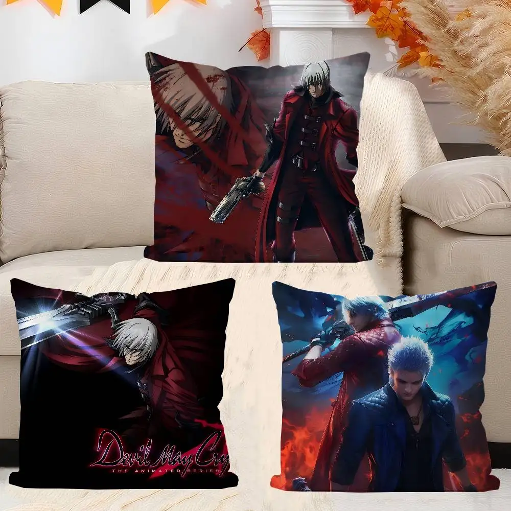 الشيطان قد يبكي-S أنيمي غطاء الوسادة 30x50 البوليستر وسائد أريكة وسائد رمي الزخرفية ديكور المنزل غطاء وسادة