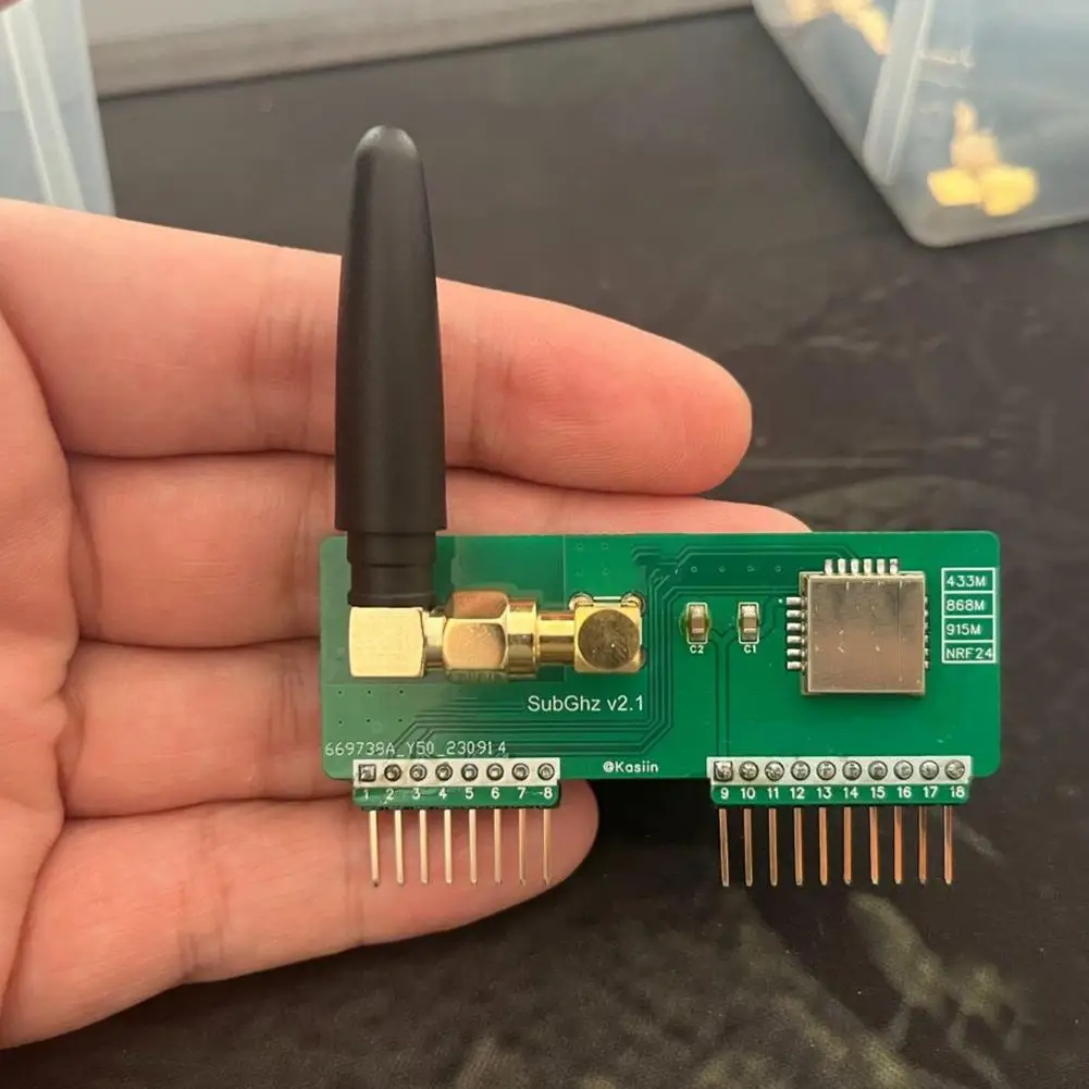 Módulo de transmissão de longa distância sem fio, Antena para Flipper Zero Boa, B1y7, Cc1101 Subghz 433mHz, 868mHz