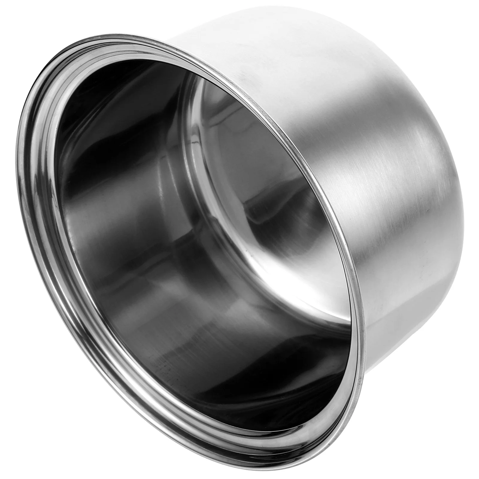 

Stainless Steel Pot Liner for Hot Pot Stove Top Sauce Pan Liner Small Size Silver Single Serve Kitchen Cookware