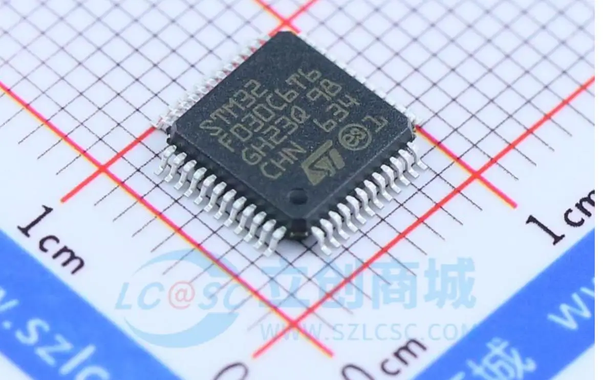 12PCS STM32F030C6T6 Brand: ST (STMicroelectronics) Package: LQFP-48 (7x7) Brand new original genuine product