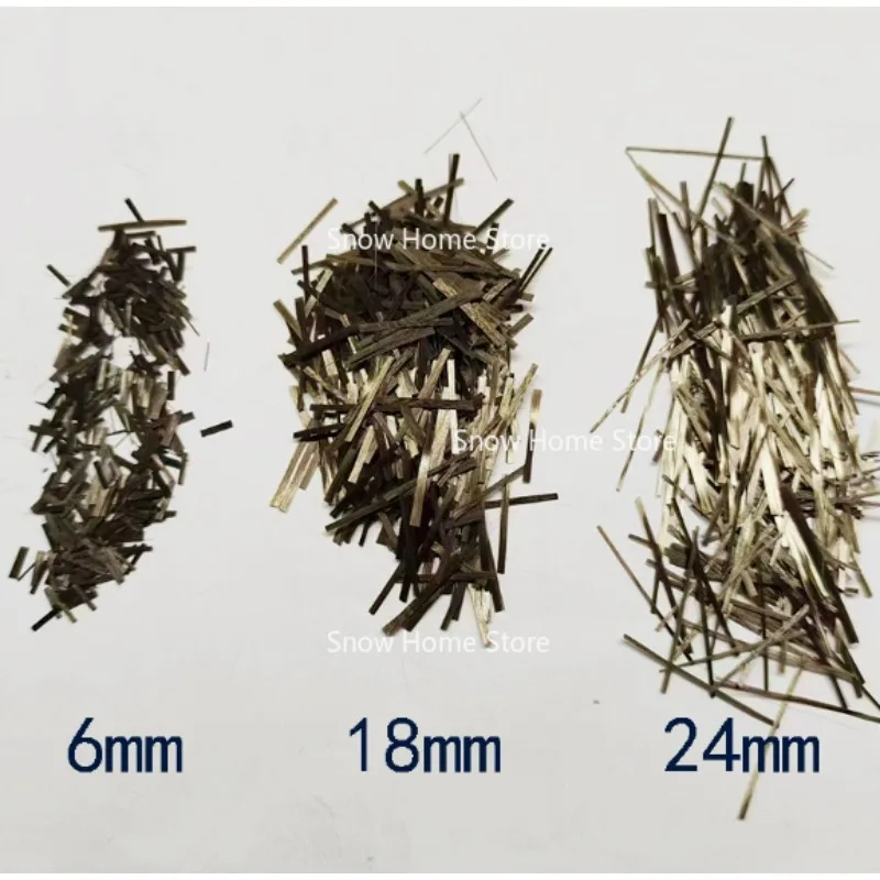 Chopped Basalt Fiber Strand Filament 6mm/12mm Length for Concrete Asphalt Highway Brake Material 1kg