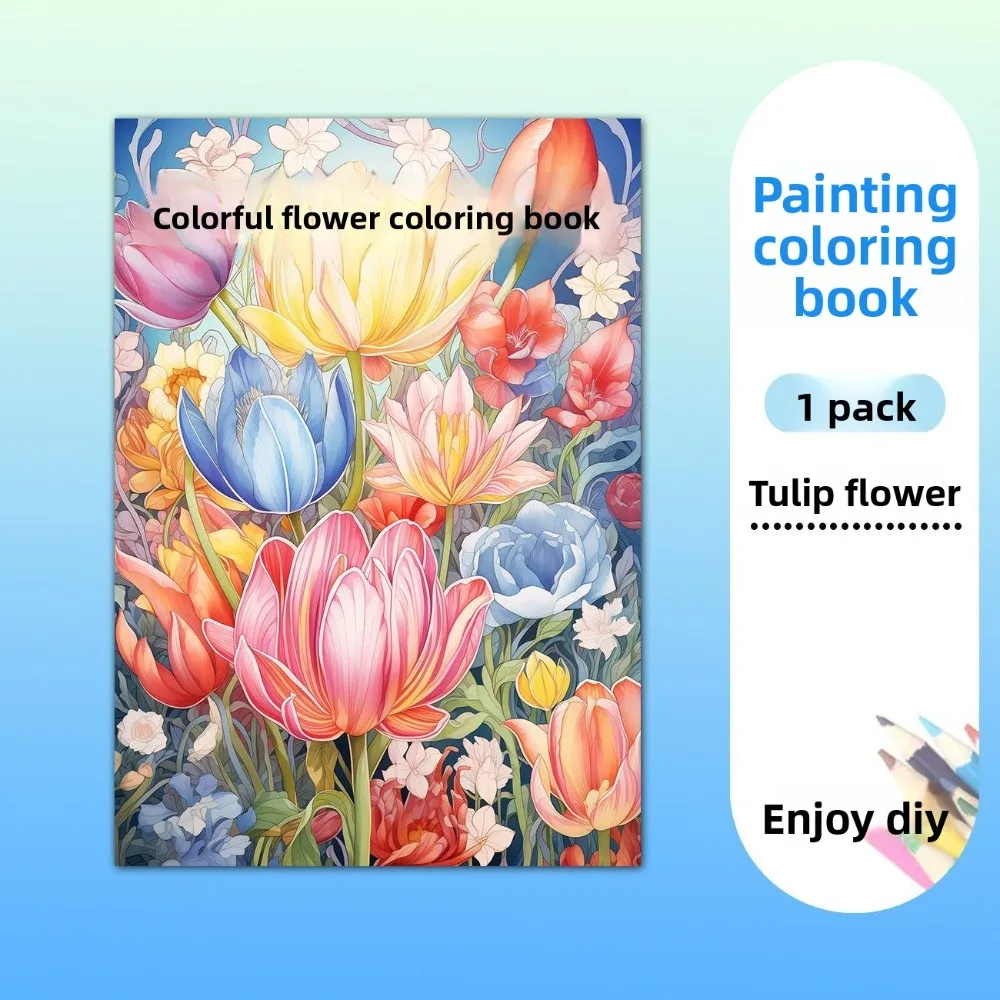 Creative DIY Graffiti Coloring Book Set Acrylic Marker Pens Included Stress Relief Improve Focus Art Painting Book