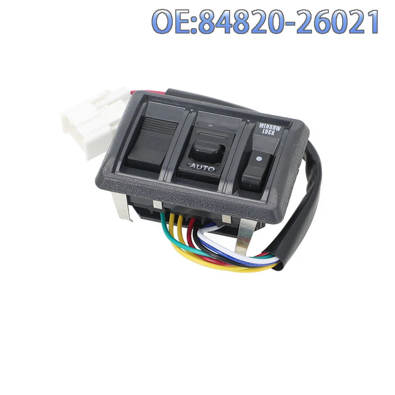 

Front Driver Side 84820-26021 84820-26021-B0 Electric Power Window Master Switch For Toyota Hiace 1994 1995 84820 26021