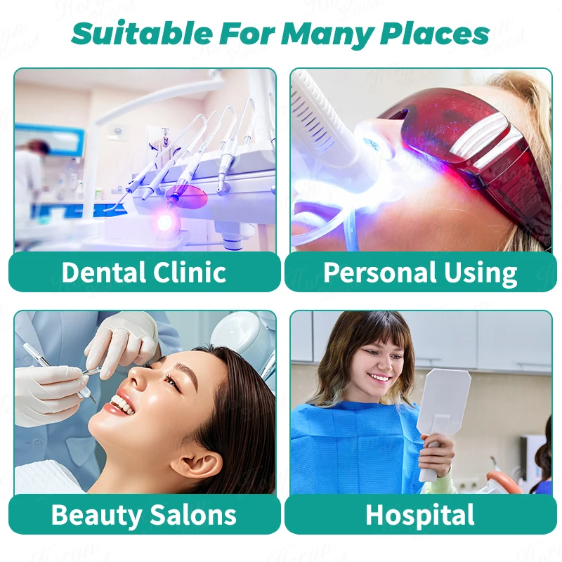 40W Dental Cold Light Lamp 3Color/Blu-ray Teeth Whitening Machine Bleaching Accelerator Device LED Light Dentistry Tool