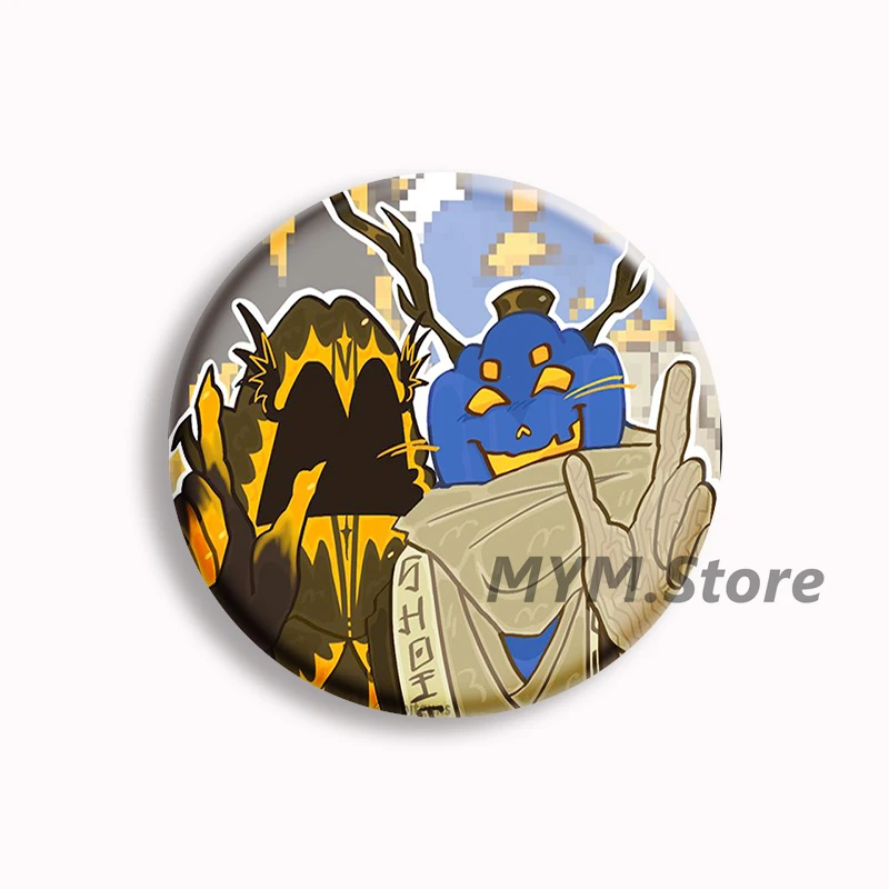 Dusekkar x Taph Soft Button Pin Matt Dusek FORSAKEN Brooches Badge Bag Decor Accessories Jewelry Gamer Collect Friends Gifts