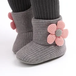 Baby Socks Shoes Boy Girl Stripe Gingham Newborn Toddler First Walkers Booties Cotton Comfort Soft Anti-slip Infant Crib Shoes