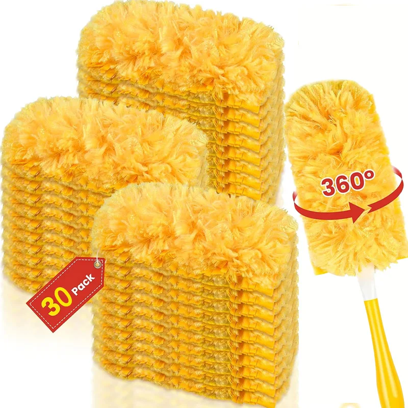 Single sided 360 ° electrostatic precipitator for cleaning dust spider web cleaning disposable feather duster roof and desktop