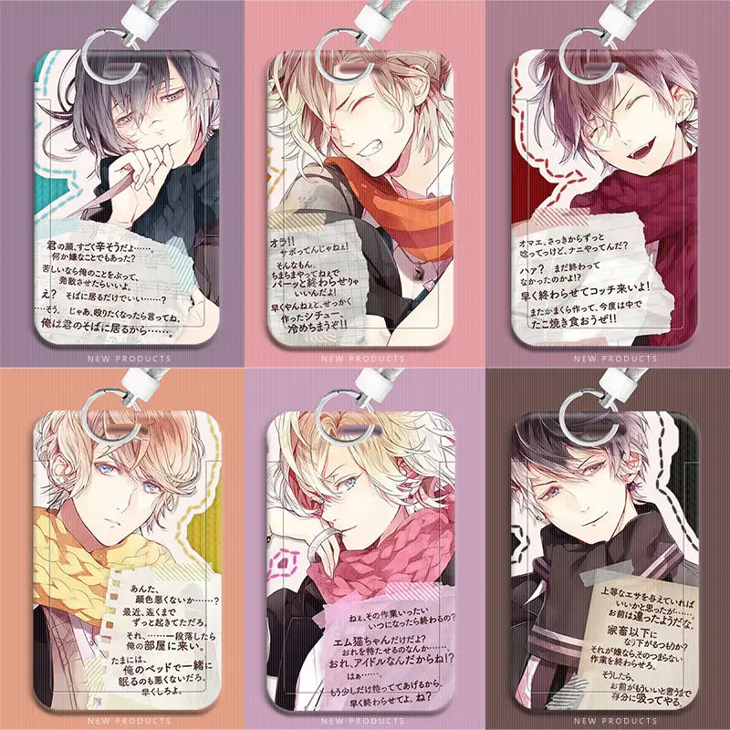 

Diabolik Lovers Sakamaki Ayato Card Holder Anime Credit ID Bank Bus Card Photo Display Holder Protective Case Office Supplies