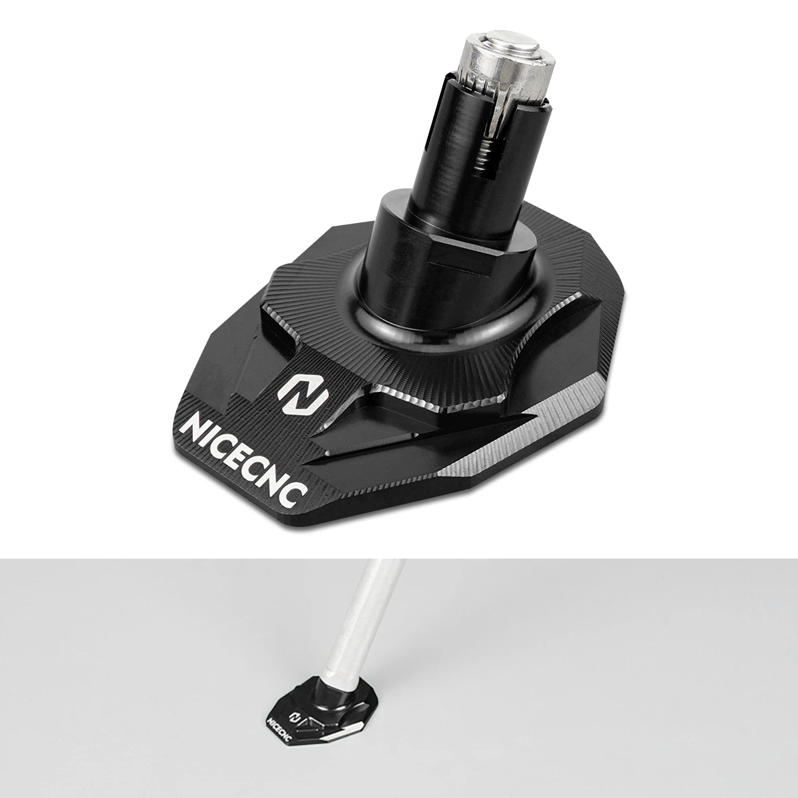 NICECNC For GasGas EX 250 300 EC 250 300 EC 350 450 F EX 300 350 450F 2021-2023 Motorcycle Kickstand Side Stand Enlarge Pad