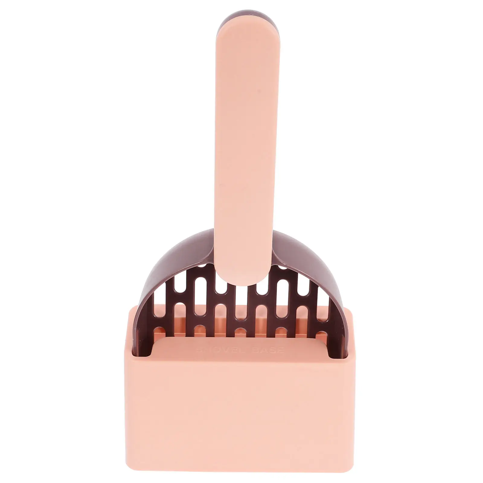 Premium Plastic Cat Litter Scoop Holder Set Large Scooper with Comfort Grip Stand for Quick Waste Removal Litter Scooper with