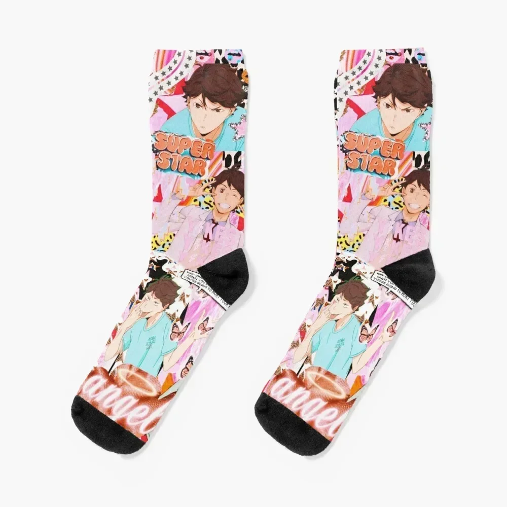oikawa Socks Crossfit essential christmas gifts Men's Boy Child Socks Women's