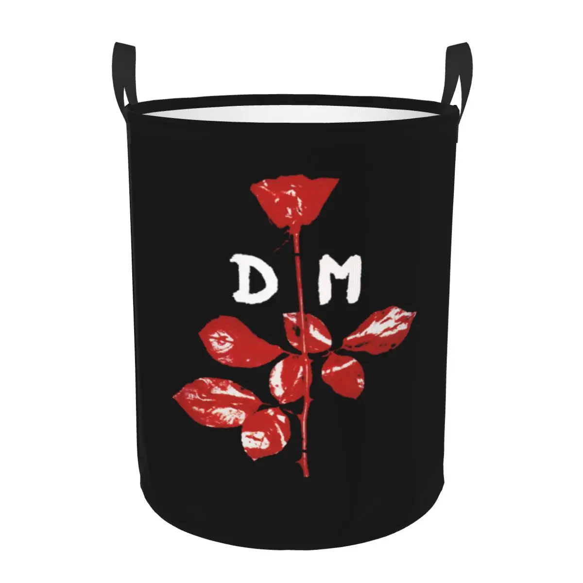 Custom Electronic Rock Depeche Cool Mode Laundry Basket Collapsible Clothing Hamper Toys Organizer Storage Bins