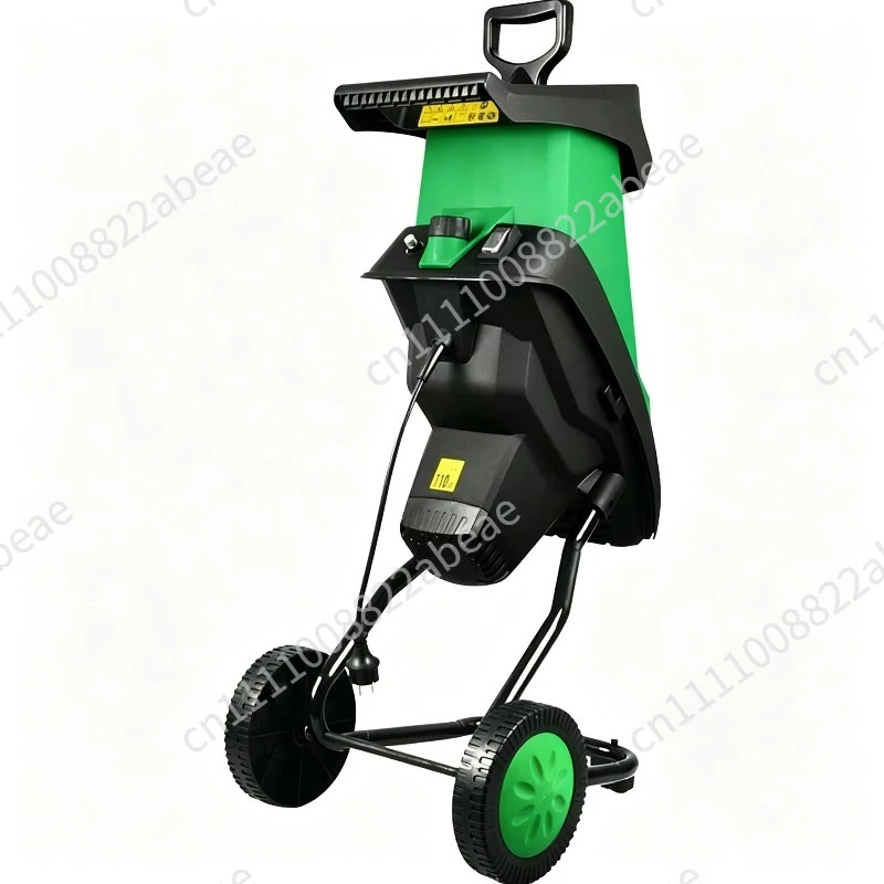50L Electric Crusher Garden Tools Branch Shredder Leaf Branch Shredder Garden Wood Shredding Machine