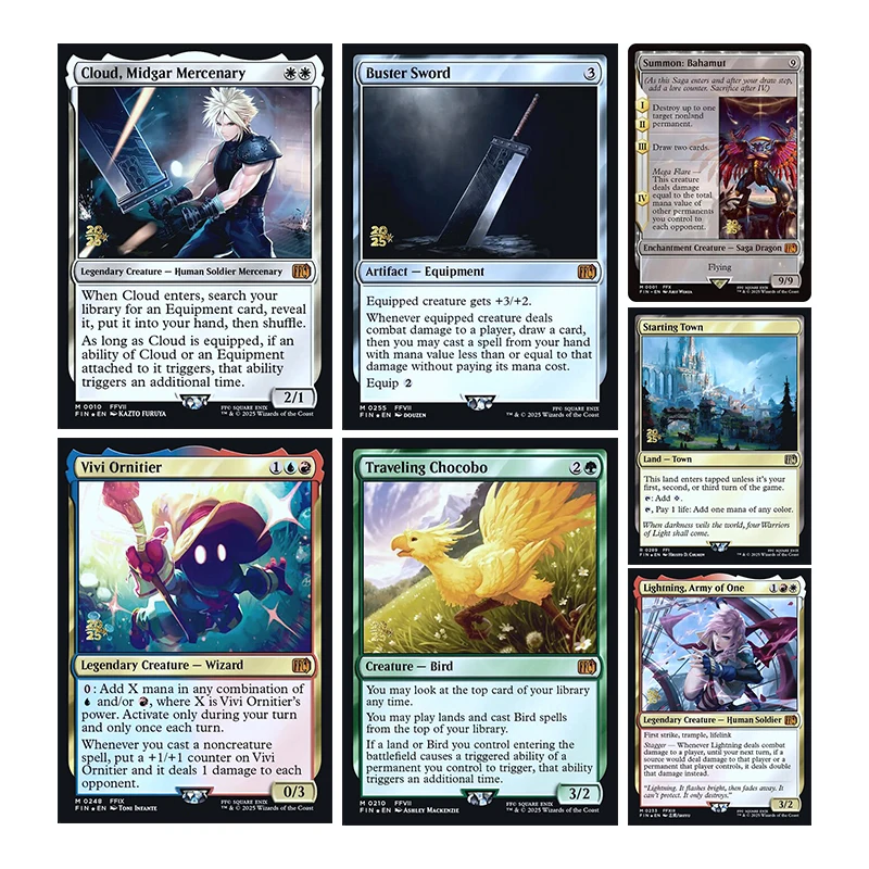 

Diy Домашняя Магия The Gatherings Storms Trading Card Game Vivi Or Bravo Traveling Chocobo Color Flash Collection Card Toys Gift