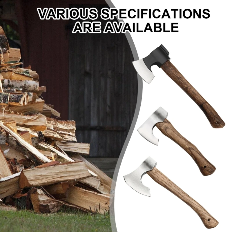 High Hardness Metal Hatchets with Nonslip Comfortable Grip for Campers & Farmers