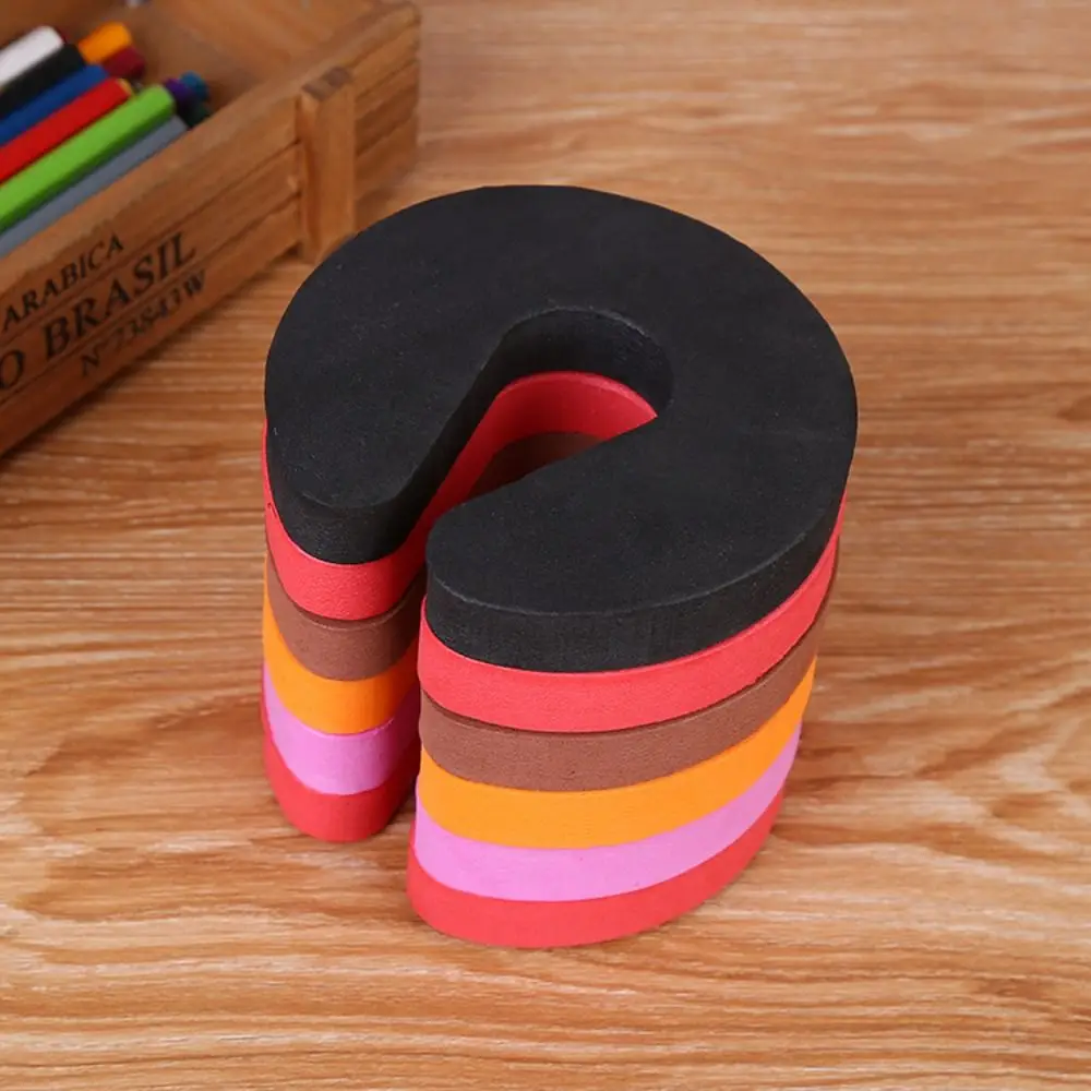 Durable Soft-Touch Finger Protector Prevents Pinch Injuries EVA Door Stopper Protective Safety Fabric-Covered Foam Baby