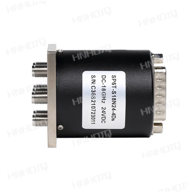 For RF Matrix Coaxial Switch SP6T 12V/24 SMA DC-18G Single Pole Six Throw Switch