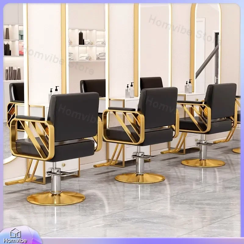 for Barber Shop Chair Internet Celebrity Hair Salon Special Lift Reclining High End Perm Dye Seat Stool