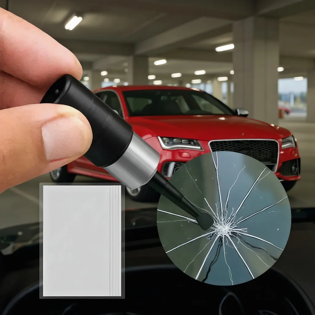 

1set Car Windshield Glass Repair Resin Kit Motorcycle Auto Vehicle Casement Fix Tool for Window Cracks Maintenance Tools