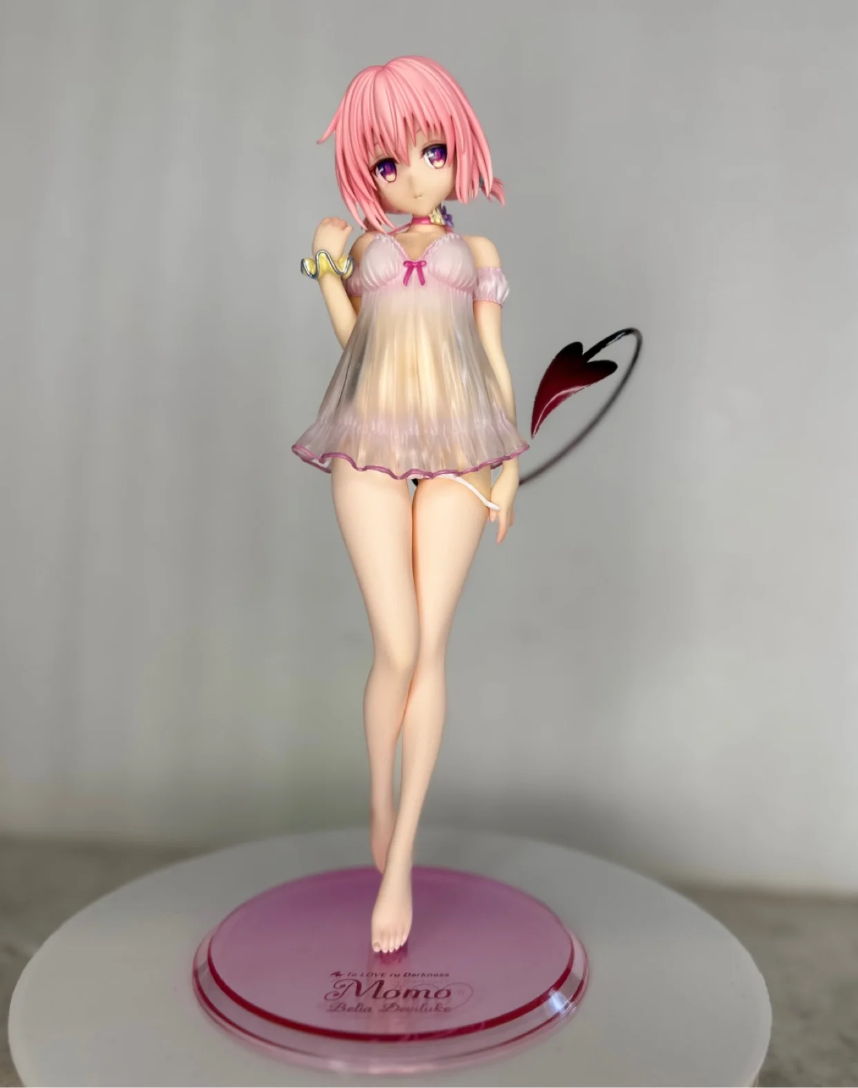 Sem caixa 24cm japonês original anime figura escuridão momo belia deviluke pijamas ver figura de ação brinquedo modelo colecionável