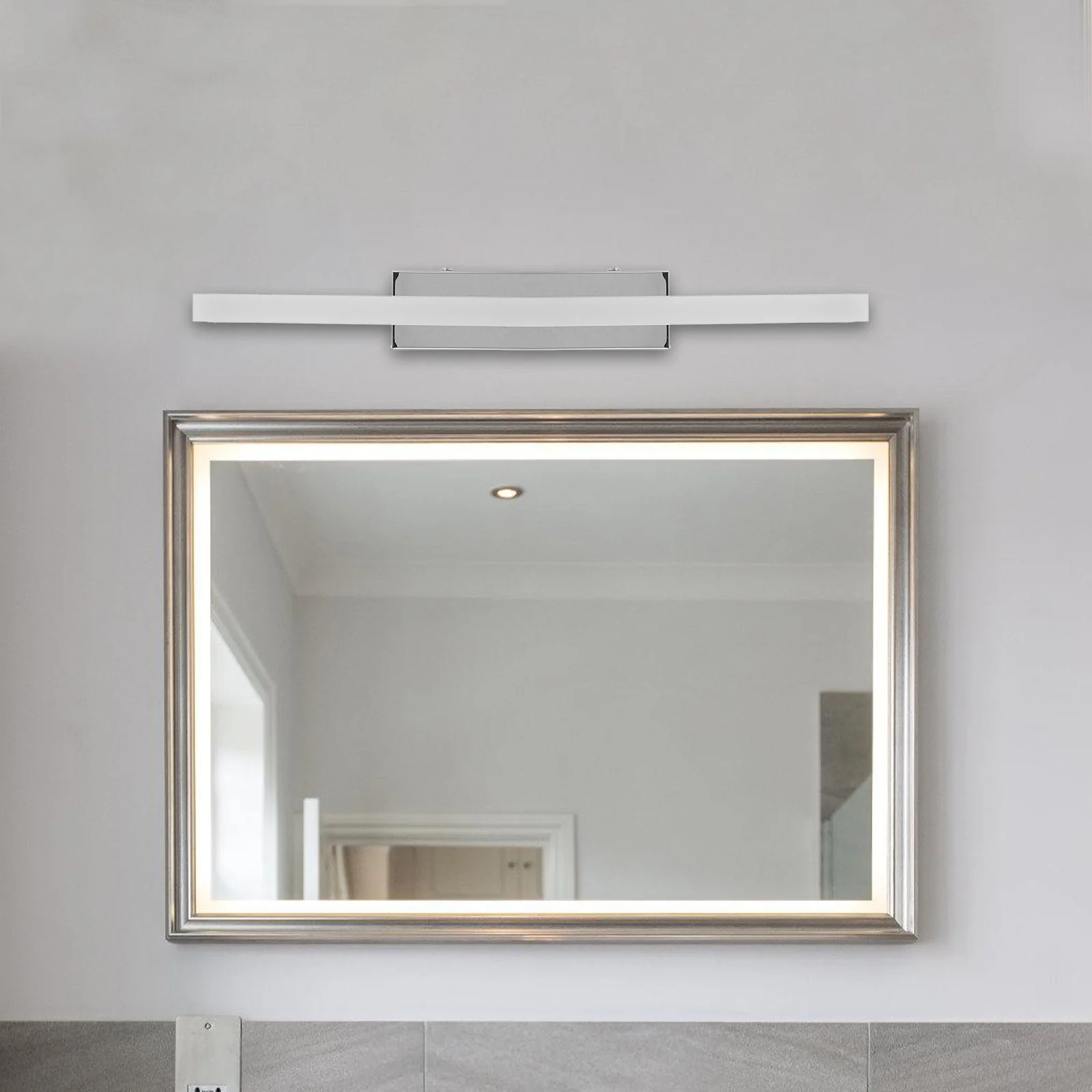 

1Pcs LED Makeup Lamp Powerful Mirror Front Light Portable Wall Vanity Lamp for Bathroom Bedroom Dressing Table Lighting