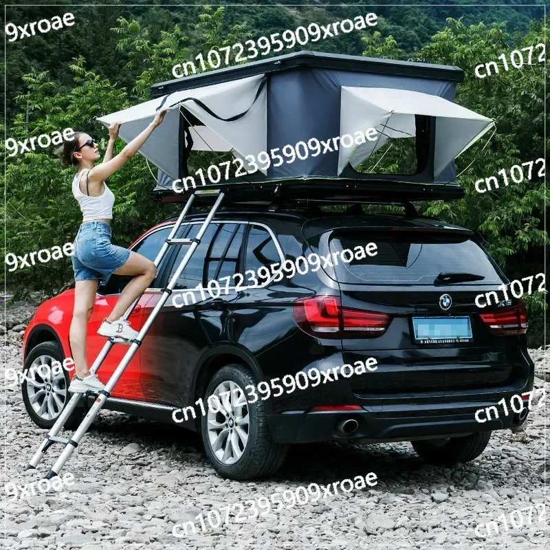 SUV Outdoor Camping Snow Wind Rain Sun Proof ABS White Black Hard Shell Medium and Big Straight Bracing Type Folding Car Tent