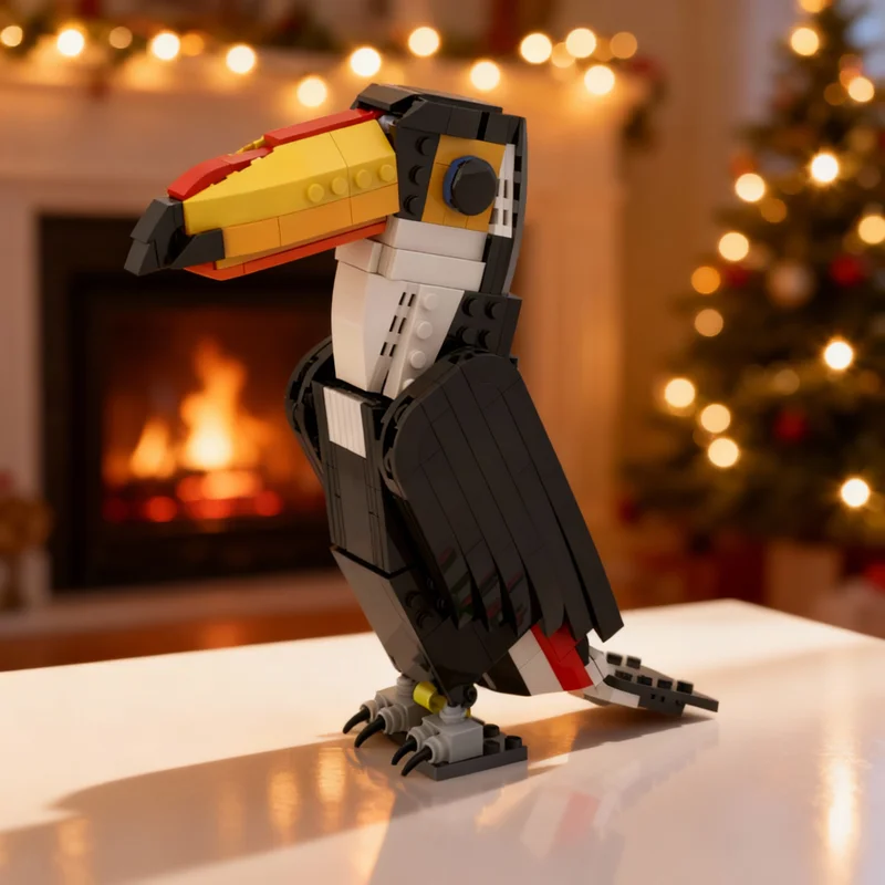 

523pcs MOC Creator Toco Toucan Model Building Blocks Architecture Assemble Christmas Gifts DIY Creative Education Toys Idea