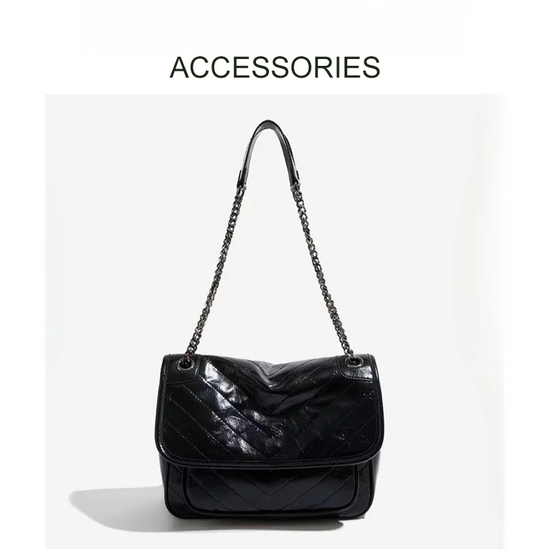 

Кожаная сумка-мессенджер Bla, женская весна 2022, новинка Sle Yang Forest, сумка на цепочке Faion, сумка с наклонным крестом на одно плечо