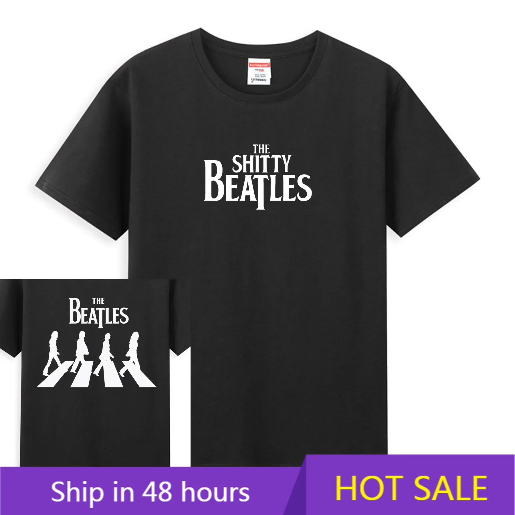 

The Beetles On Abbey Road For Beetles Lover T-Shirt T-Shirt summer top sports fans mens white t shirts