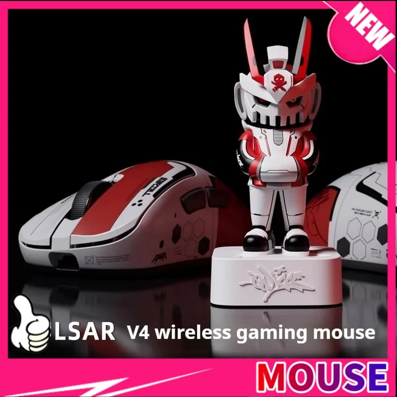 Pulsar V4 Gaming Wireless Mouse Xs-1 Sensor 32000dpi Lightweight Design 5 Buttons Usb Port Tablet Laptop Office Gaming Mouse