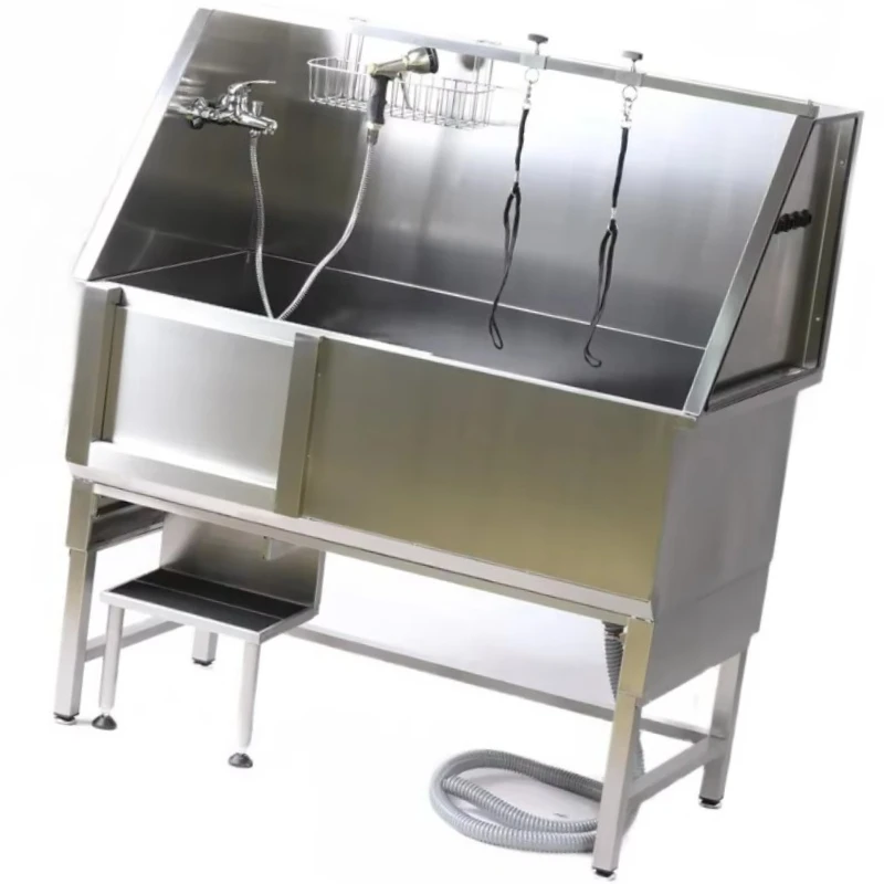 

Ванна для мытья животных BTS231 из нержавеющей стали с правой дверцей