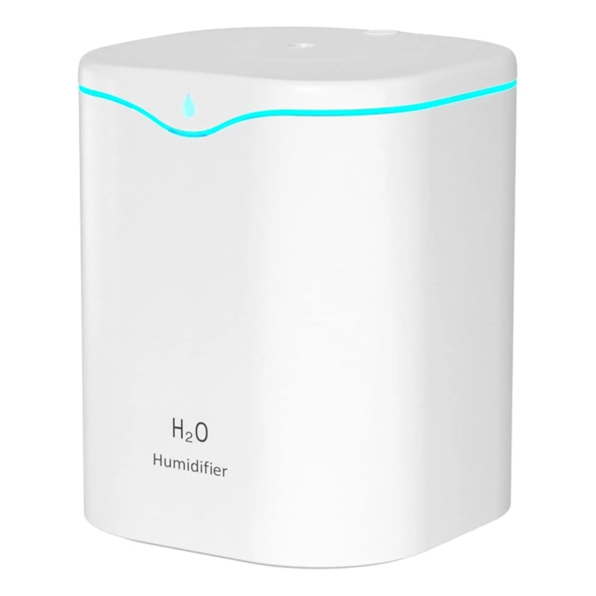 Увлажнители для спальни, увлажнители с прохладным туманом 2,2 л для спальни, портативный настольный увлажнитель USB, тихий ультразвуковой, белый