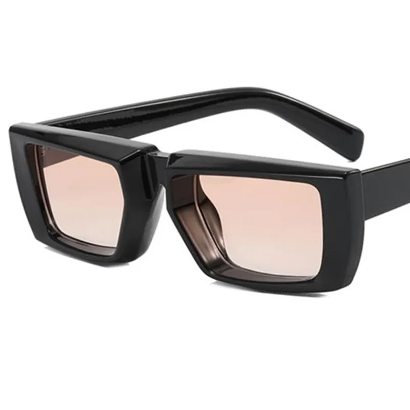 Moda óculos de sol masculino óculos de sol personalidade google anti-uv óculos alienígenas armação grossa ornamental