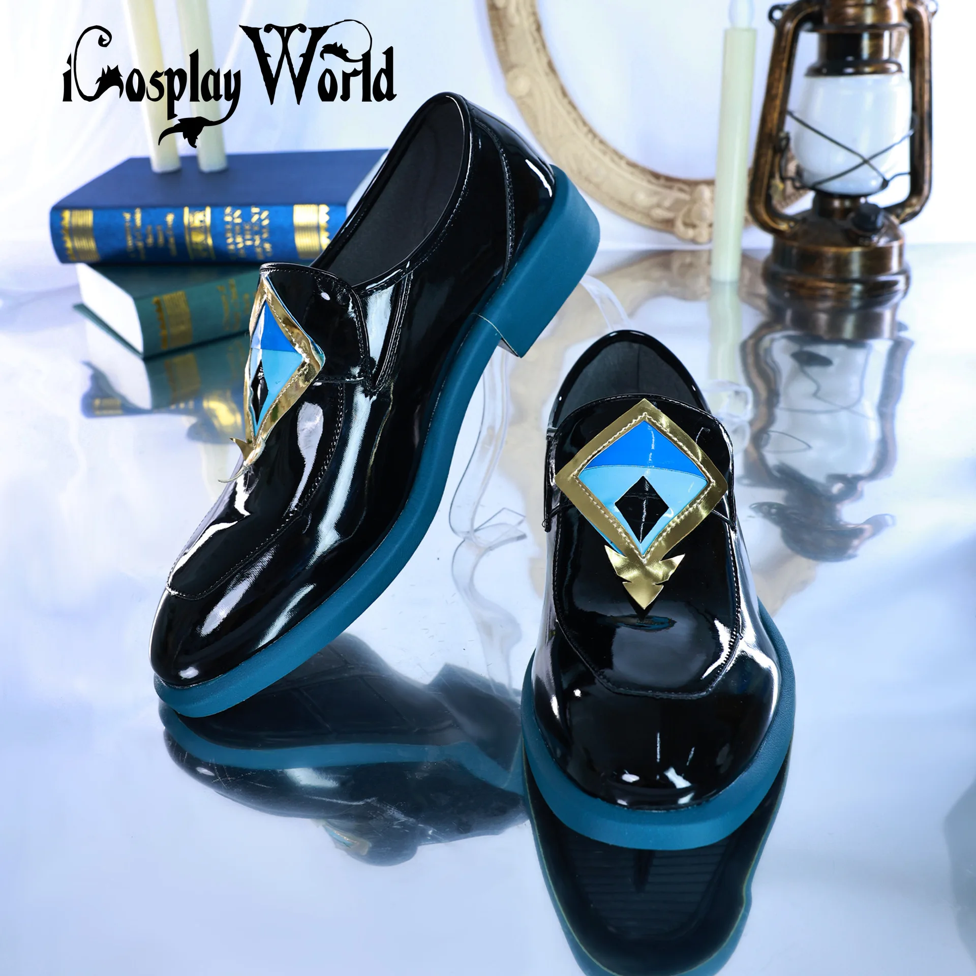 Honkai Star Rail Aventurine Cosplay Boots Comic Anime Halloween Party Game Cosplay Shoes Prop