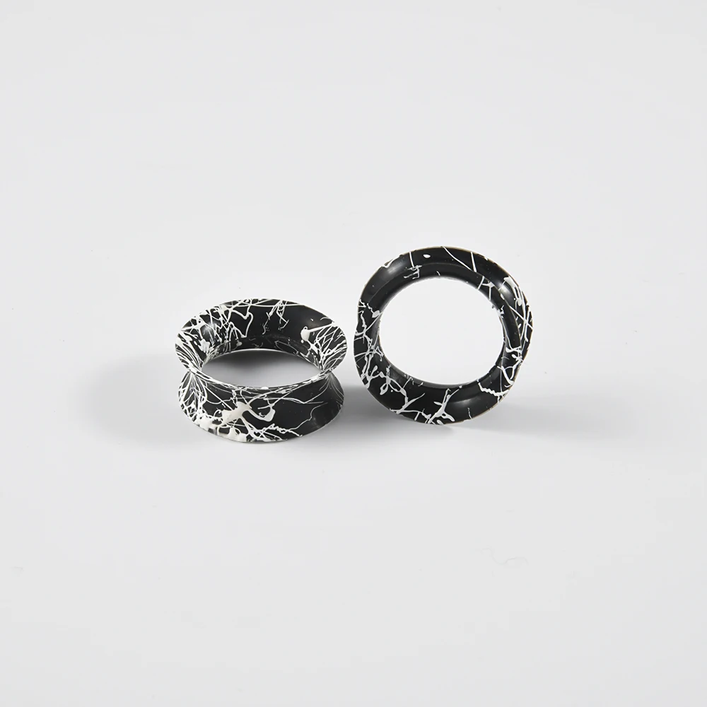 Silicone Flexible Double Flared Ear Tunnel Plugs