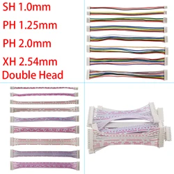 10Pcs JST SH 1.0 1.25 PH 2.0 XH 2.54 2P-12 Pin Female Plug Wire Cable Connector Double Head JST 1.0 1.25 2.0 2.54 100mm 200mm