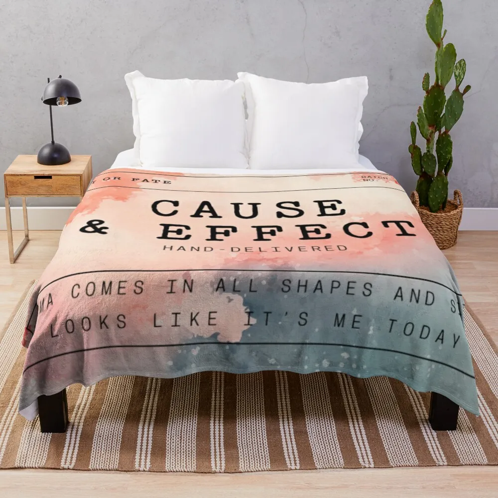 

Shape of Karma Throw Blanket Warm Baby Shaggy Blankets