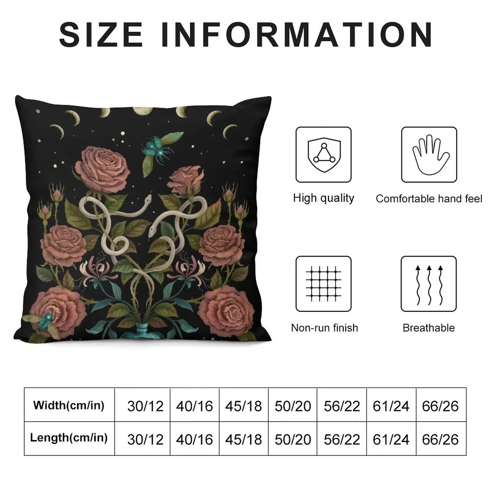 Rose and Honeysuckle Throw Pillow Decorative Cushion Decorative Cushions For Luxury Sofa luxury sofa pillows pillow