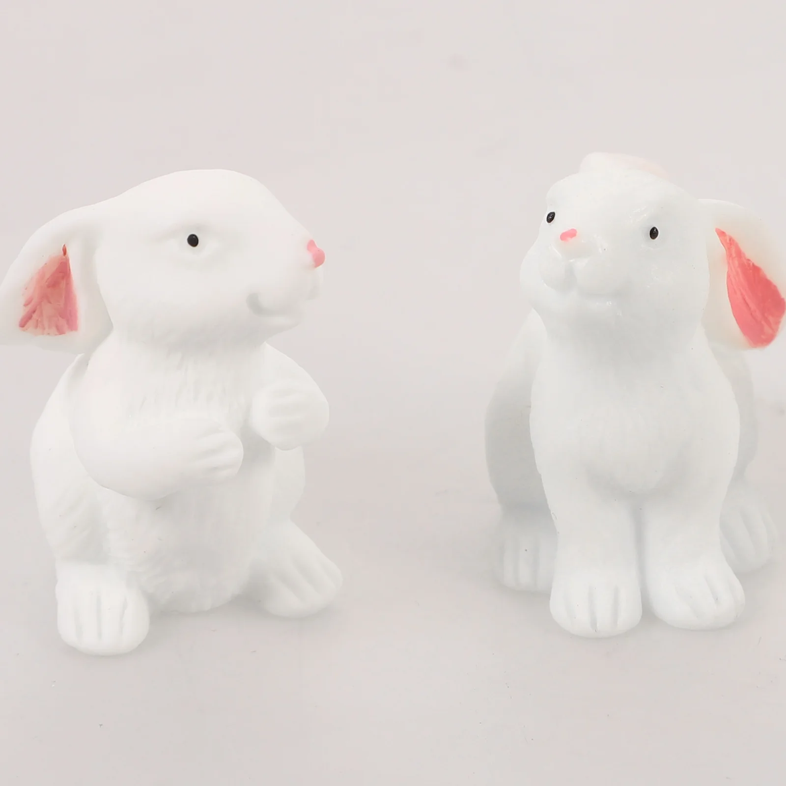 

8Pcs Miniature Micro Landscape Resin Rabbit Decorations for DIY Fairy Garden Plant Home Decor Creative Gift Resin Rabbit