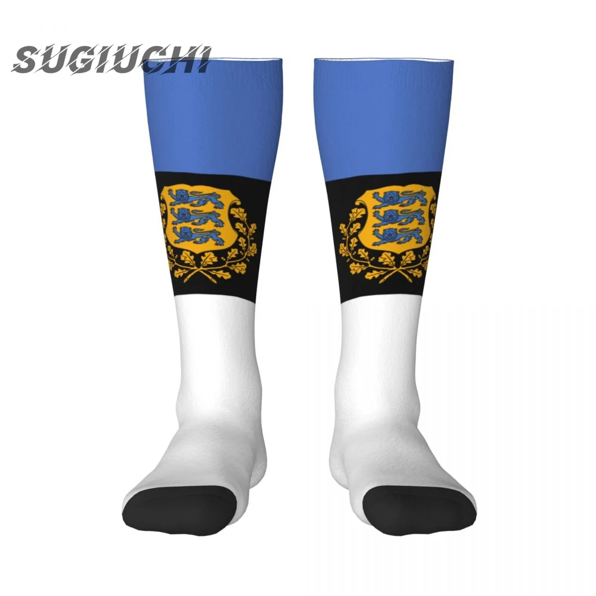 

Estonia Flag Polyester 3D Printed Socks For Men Women Casual High Quality Kawaii Socks Street Skateboard Socks