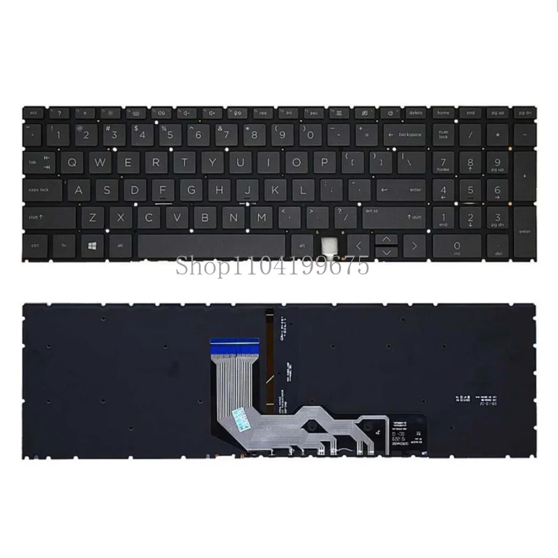 Keyboard for HP ENVY x360 15-ED/EE 15-AG 15M-ED0013DX TPN-C149 Black US Backlit