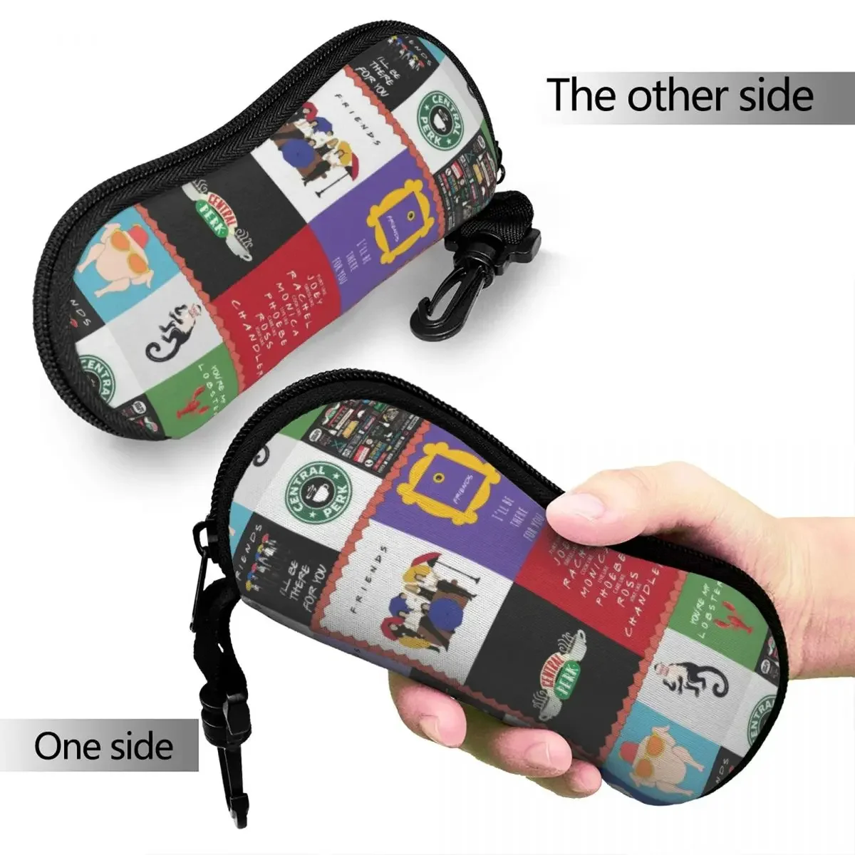 Friends TV Show Glasses Case Convenient Eyewear Storage Box Charming Eye Contacts Case