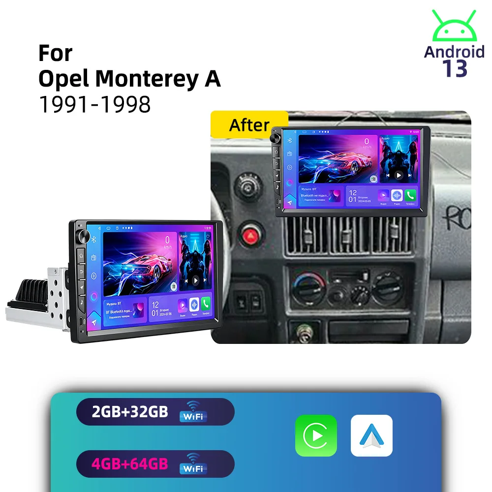 Auto Multimedia Autoradio Car Stereo Android for Opel Monterey A 1991-1998 1Din 9