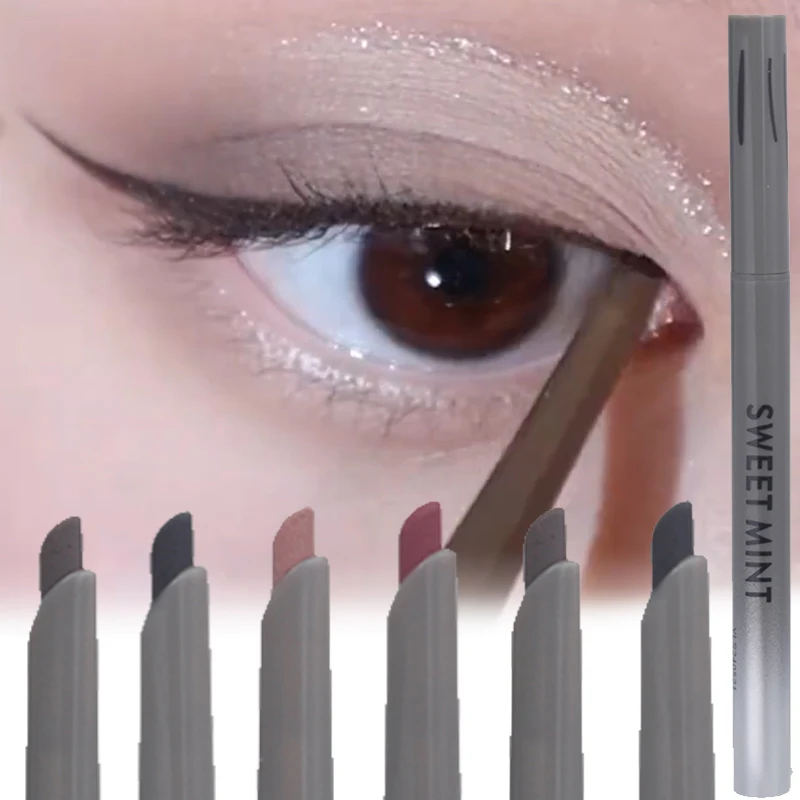 Penna Gel per Eyeliner impermeabile nero marrone rosso opaco lunga durata liscia facile da indossare matita per occhi professionale cosmetici per il trucco degli occhi